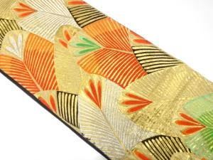 アンティーク　松葉模様織り出し袋帯（材料）